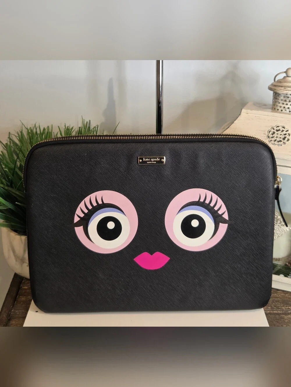 Kate Spade Monster Novelty Storybook Lining Laptop Sleeve